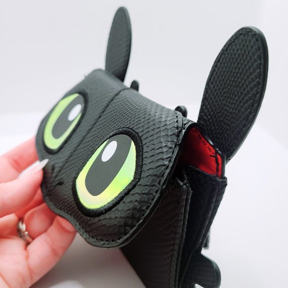 How To Train Your Dragon Toothless NightFury Face Clutch Wallet NEW - Picture 4 of 7
